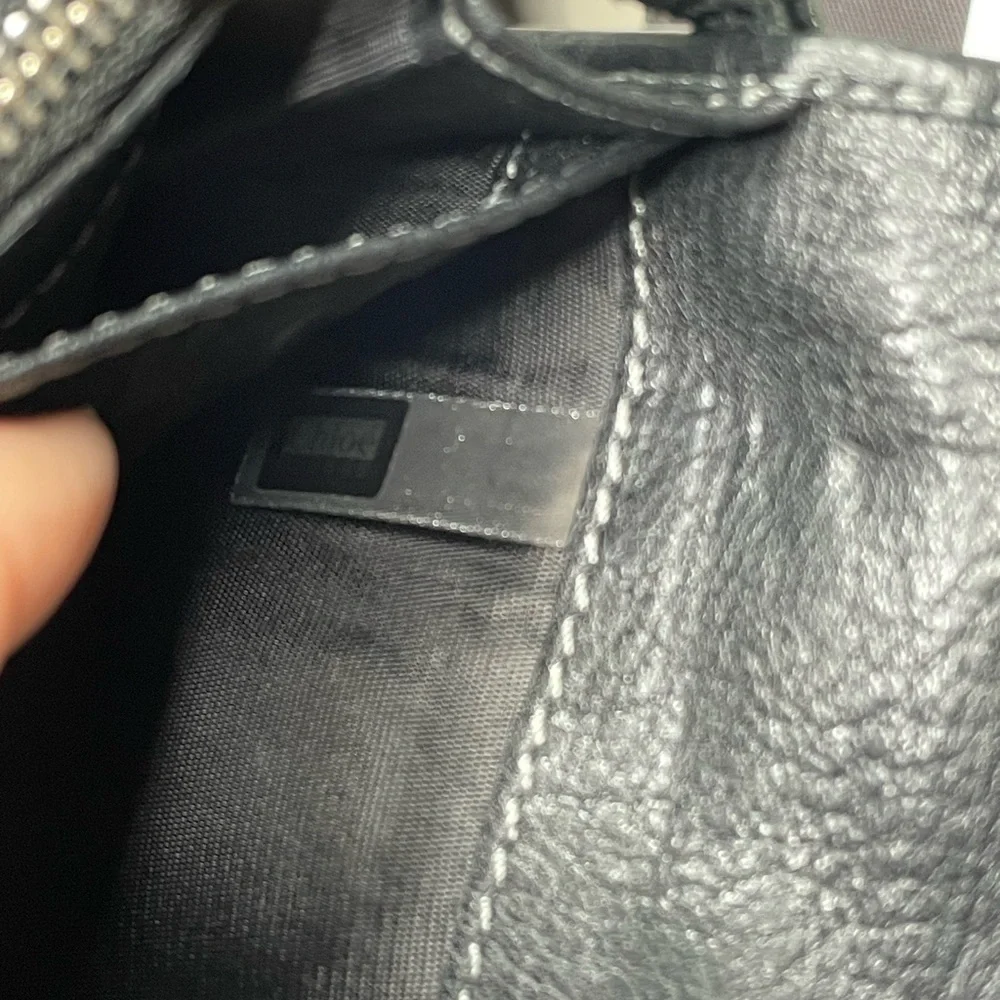 Chloe Paddington Long Black Leather Wallet with Gold Studs - Picture 9 of 12